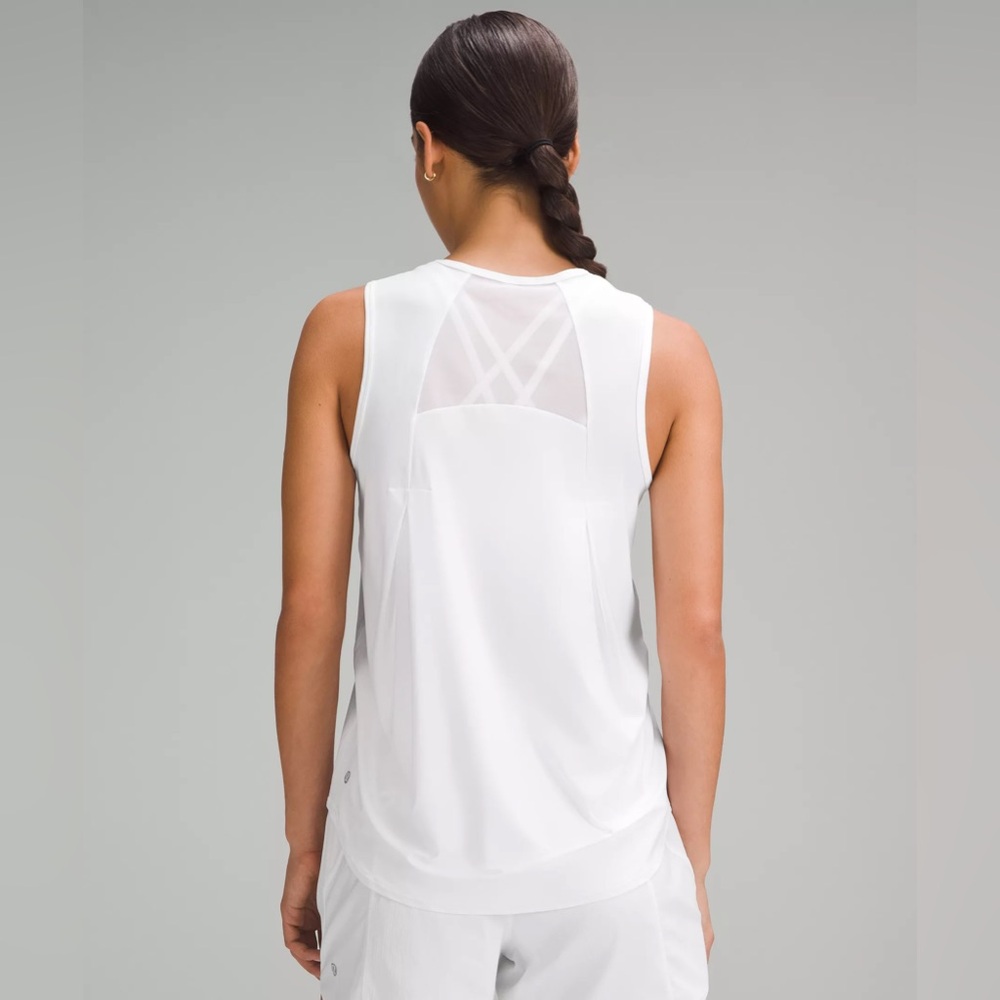 Lululemon Sculpt Tank Pleated Tank Top‎ White